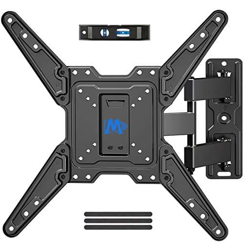 Mounting Dream UL Listed TV Wall Mount for Most 26-55 Inch TVs, Full Motion TV Mount with Perfect Center Design, Articulating Wall Mount TV Bracket Swivel and Tilt, Max VESA 400x400mm, Up to 77LBS