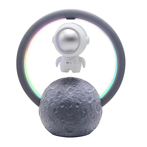 Magnetic Levitation Astronaut Bluetooth Speaker with RGB Light,Stereo Sound,TWS, Bluetooth 5.0, for Home,Office,Party,Gifts (Standing Astronaut)