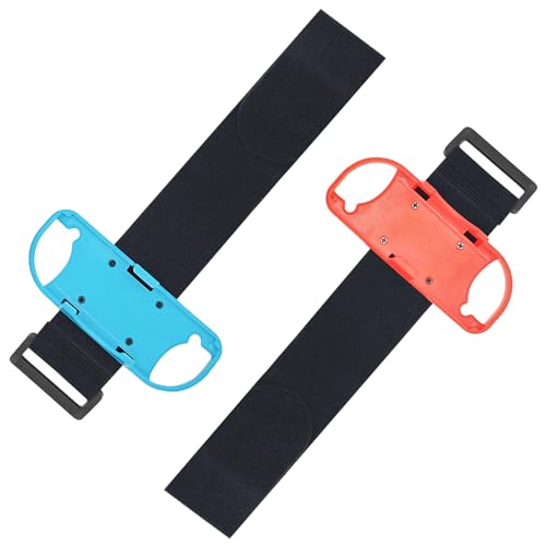 2 Pack Wrist Bands for Switch Dance 2024 2023 2022 for Zumba Burn It up for Nintendo Switch & Swith OLED Model for Joy-Cons,Adjustable Elastic Strap for Adult and Kids