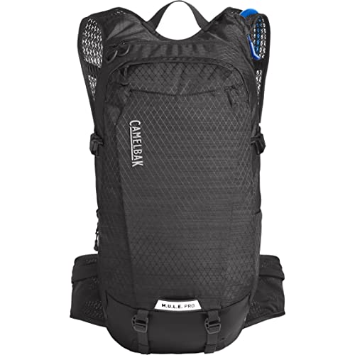 CamelBak M.U.L.E. Pro 14 Bike Hydration Backpack 100oz - Body Mapping Technology, Black