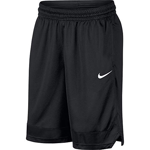 Nike Dri-FIT Icon, Men's Basketball , Athletic Shorts with Side Pockets, Black/Black/White, XL
