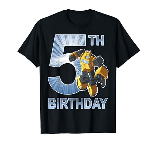 Transformers Bumblebee 5th Birthday Vintage T-Shirt
