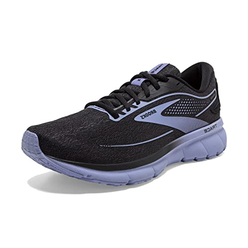 Brooks Women’s Trace 2 Neutral Running Shoe - Black/Pearl/Purple - 9.5 Medium
