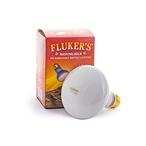 Fluker's Incandescent Basking Spotlight Bulbs for Reptiles Tanks, Reptile Heat Lamp Bulbs for Infrared Light, 100-Watt