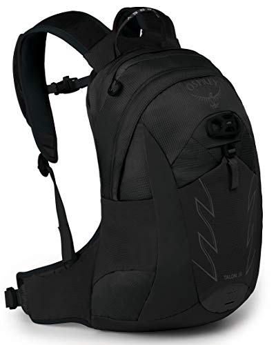 Osprey Talon Jr Boy's Hiking Backpack, Stealth Black