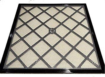 Excalibur 14' x 14' Polyscreen Mesh Tray Screen Inserts for 5 and 9 Tray Excalibur Dehydrators (9 Pack)