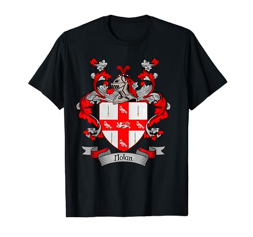 Nolan Coat of Arms | Nolan Surname Family Crest T-Shirt