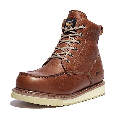 Timberland PRO Men's PRO Wedge 6 Inch Moc Soft Toe Industrial Work Boot, Rust-2024 New, 10