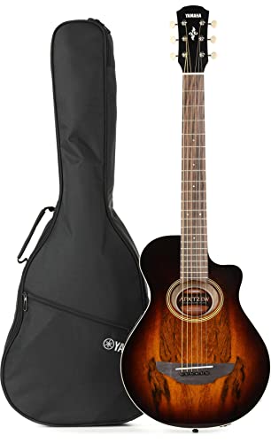 Yamaha APXT2EW TBS 3/4-Size Acoustic-Electric Guitar with Gig Bag, Tobacco Sunburst