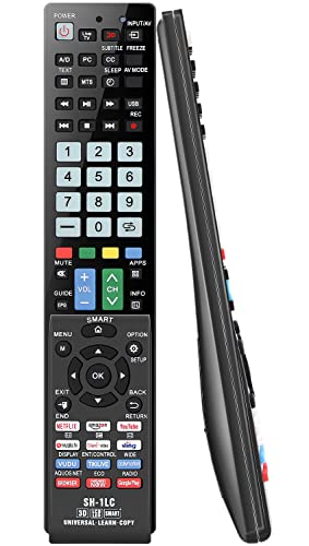 Gvirtue Universal Remote Control Replacement for Sharp-Smart-TV-Remote All Sharp AQUOS LED LCD HDTV 3D 4K UHD Smart TV with Backlit, Netflix, You Tube, Amazon, Sling, Vudu, Google Play Button