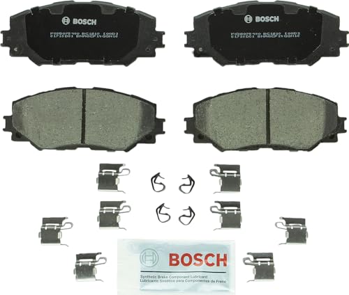 BOSCH BC1210 QuietCast Premium Ceramic Disc Brake Pad Set - Compatible With Select Lexus HS250h; Pontiac Vibe; Scion xB, xD; Toyota Corolla, Matrix, Prius V, RAV4; FRONT