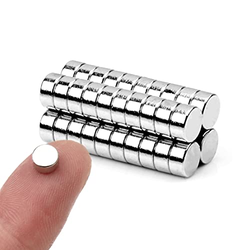 40pcs Small Magnets,Round Refrigerator Magnets, Small Cylinder Fridge Magnets, Office Magnets, Whiteboard Magnets, Little Mini Magnets for Crafts,Dry Erase Board in Home, Kitchen, School