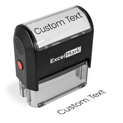 Custom Self-Inking Stamp - One Line - Clear & Crisp Impression (Small)