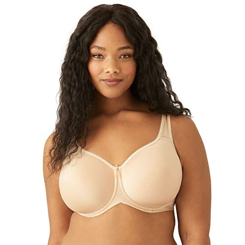 Wacoal Womens Plus-Size Basic Beauty Contour Spacer Bra, Naturally Nude, 40DD