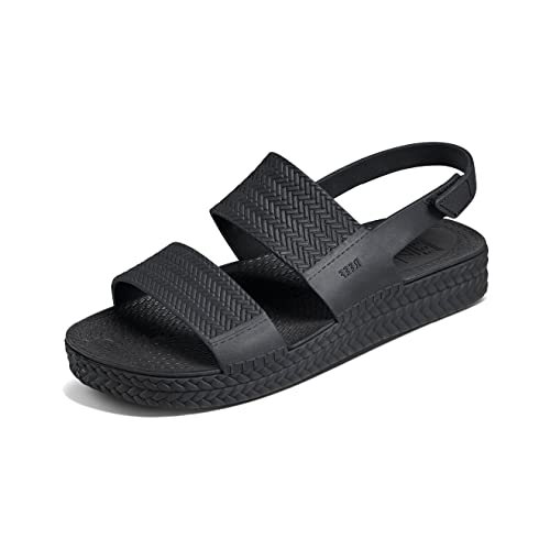 Reef Women's Water Vista Sandal, Black, 7