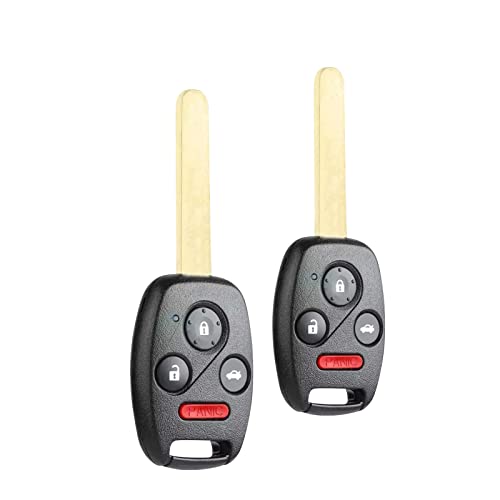 2 Replacement Key Fob Keyless Entry Remote fits 2008-2012 Honda Accord Sedan 2009-2015 Pilot KR55WK49308 35118-TA0-A00 313.8Mhz