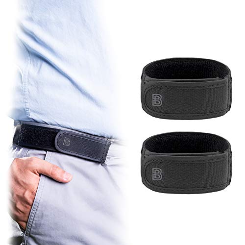 BeltBro No-Buckle Elastic Belt for Men - Fits 1.5-Inch Belt Loops, Comfortable, Guaranteed to Fit All Pants