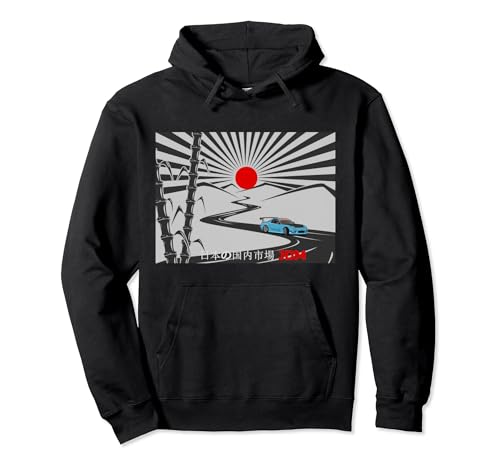 JDM Drifting Car Drift Extreme Japanese Racing Sport Design Pullover Hoodie