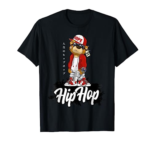 Hip Hop Dope Hustle Teddy Bear Rap Lover Clothing Men Women T-Shirt