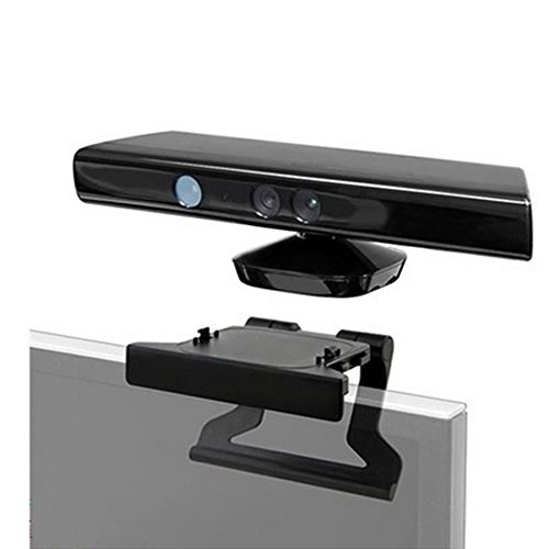 heaven2017 TV Clip Mounting Mount Stand Holder for Xbox 360 Kinect Sensor (Black)