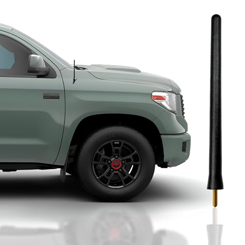 Antenna Mast for Toyota Tundra 2007-2021, Black Automotive Antenna Replacement for Cars, Trucks & SUV - AM FM Radio Compatible - Car & Truck Exterior Accessories for Men & Women, 6 3/4'