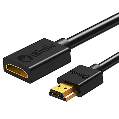 iBirdie HDMI Extension Cable 6 Feet - 4K HDMI Extender - Male to Female