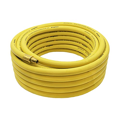 Goodyear 50' x 3/8' Professional Rubber Air Hose Yellow, 300 PSI