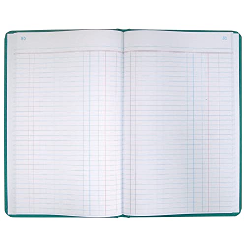 Boorum & Pease Canvas Account Book, Journal, 16 Lb., 12 1/8' x 7 5/8', 300 Pages, Blue