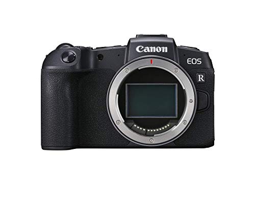 Canon EOS RP Full Frame Mirrorless Vlogging Portable Digital Camera with 26.2MP Full-Frame CMOS Sensor, Wi-Fi, Bluetooth, 4K Video Recording and 3.0” Vari-Angle Touch LCD Screen, Body, Black,