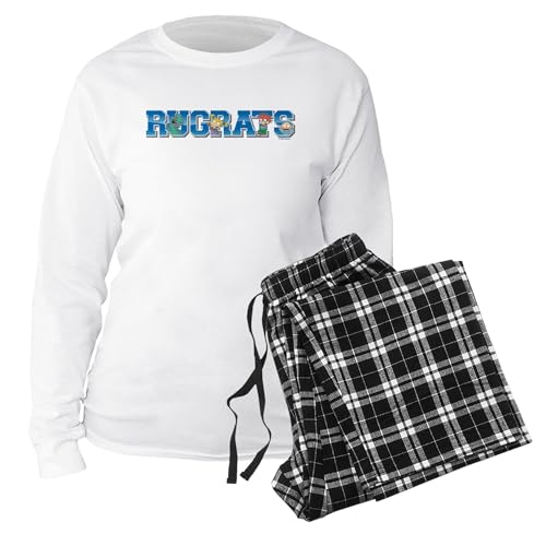 CafePress Rugrats Collegiate Women's Long Sleeve Light Pajamas Set With Checker Pant