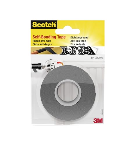 Scotch Self-Sealing Repair Tape Black 25 mm x 3 m 1 Roll