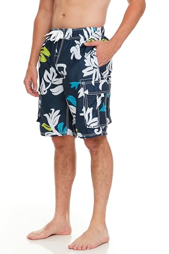 Kanu Surf Men's Barracuda Swim Trunks (Regular & Extended Sizes), Oahu Navy, X-Large