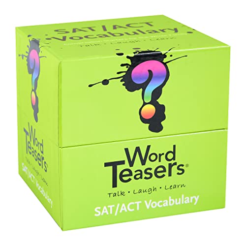 ? WORD TEASERS SAT Vocabulary - Vocabulary Builder for Kids, Teens & Adults - Fun Family Conversation Starter & Vocabulary Game - SAT Word Game - 150 SAT Vocabulary Flash Cards