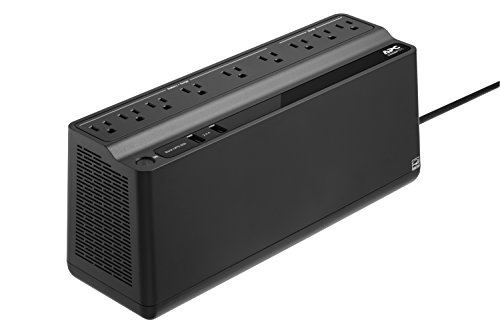 APC UPS BE850M2, 850VA UPS Battery Backup & Surge Protector, Backup Battery Uninterruptible Power Supply with (2) USB Charging Ports, APC Back-UPS Series