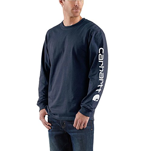 Carhartt mens K231 fashion t shirts, Navy, X-Large US