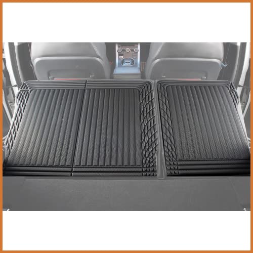 TripleAliners Second Row Rear Seats Back Cover All Weather Seat Protector Pet Mat, XPE Material High Temperature Resistance No Peculiar Smell fits Most of Cars (Patent Pending)