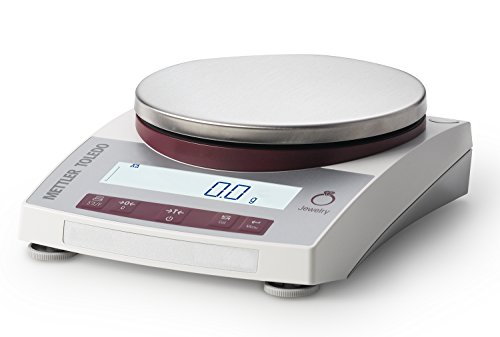 Mettler Toledo JL6001GE/A Gram Scale - Legal for Trade - Gram - Ounce - DWT - Carat - pound(lb) - Jewelry Scale - 6200 gram (gr.) Capacity - 0.1 gr Readability