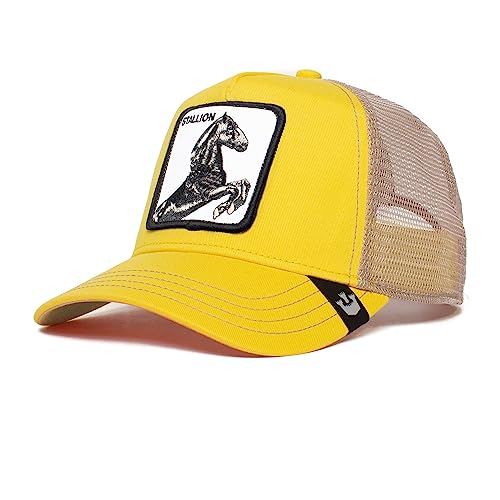 Goorin Bros. The Farm Original Seasonal Snapback Trucker Hat for Men and Women, Yellow (The Stallion), One Size