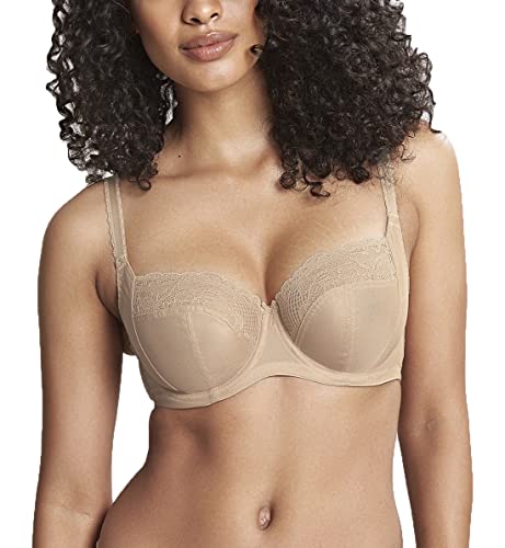 Panache Women's Jasmine Balconnet Bra, Caramel, 34FF UK