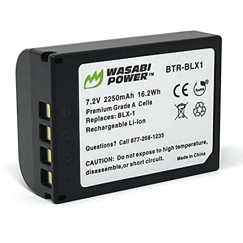 Wasabi Power Battery for Olympus BLX-1 and Olympus OM System OM-1