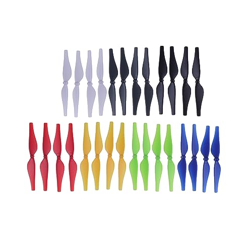 Limskey 7 Sets Propellers for Tello 28pcs Propeller for DJI Tello RC Quadcopter Spare Parts Drone Blades 7 colors