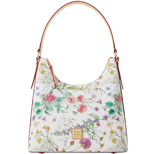 Dooney & Bourke Handbag, Botanical Collection Hobo Shoulder Bag - White