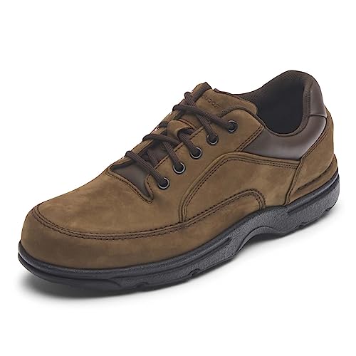 Rockport Men's Eureka Walking Shoe, Chocolate Nubuck, 10.5