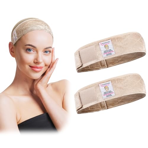 Dreamlover Wig Grip Band, Wig Grip Headband for Women, Wig Grips for Keeping Wigs in Place, Nude, 2 Pieces