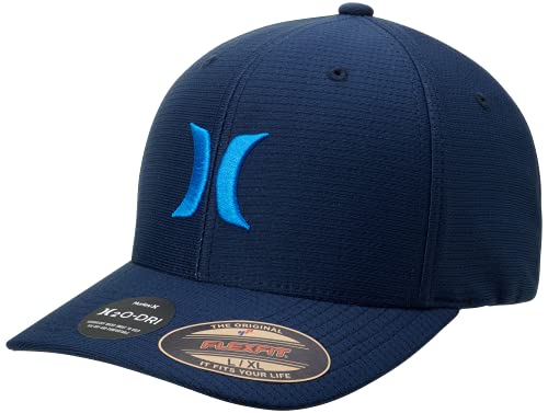 Hurley Men's H2O Dri Cutback Curved Bill Baseball Hat, Size Large-X-Large, Blue