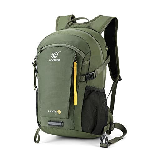 SKYSPER Small Hiking Backpack, 20L Lightweight Travel Backpacks Hiking Daypack for Women Men(Green)