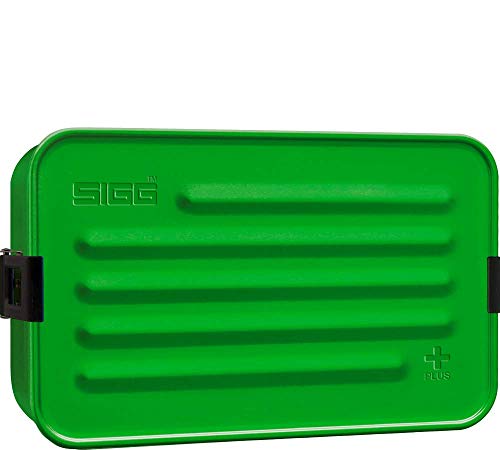 SIGG - Metal Lunch Box Plus - Food Container with Compartments - Swiss Design - Dishwasher Safe - Ultra Light - S/L