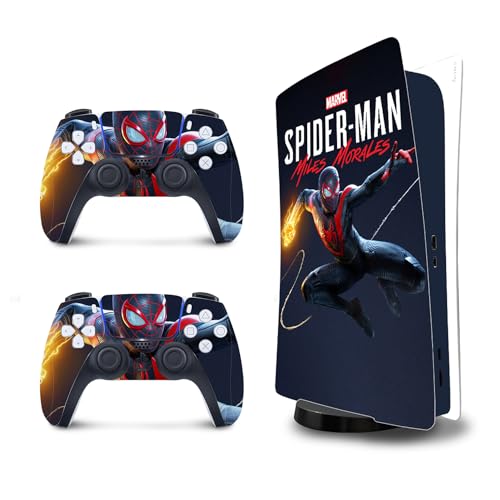 NowSkins Spider 2 Skin for Playstation 5, Premium 3M Vinyl Cover Skins Wraps Set for Playstation 5 Disc Edition and for PS5 Controller Stickers (for PS5 Disc Edition)
