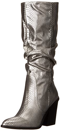 DV Dolce Vita Womens Numbra Fashion Boot, Silver, 10 US