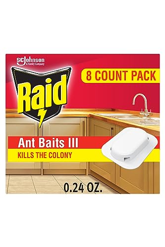 Raid Ant Killer Baits, Child Resistant Bug Killer for Indoor Home Use, 0.24 Oz, 8 Count